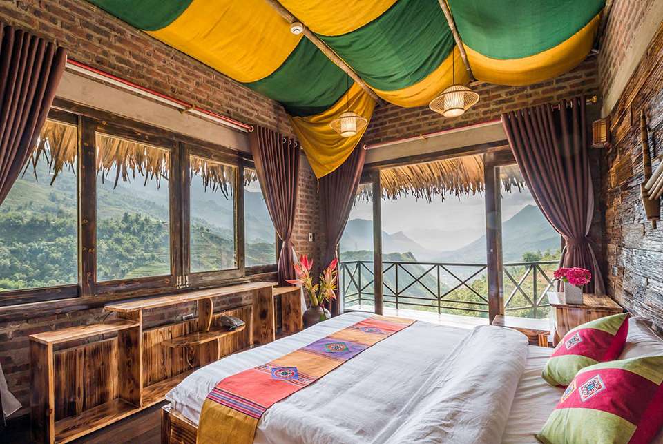 thiết kế phòng ốc tại Chapa Ecolodge